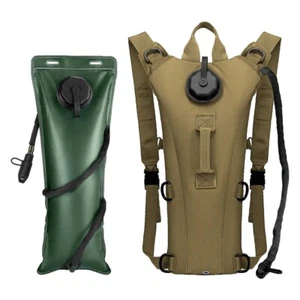 3L Water Bladder Bag Hydration Backpack Pack Hiking Camping Cycling Outdoor USA - Picture 1 of 37