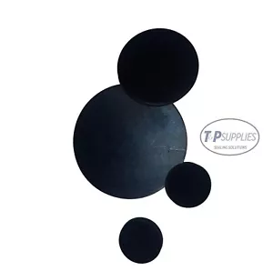 Solid EPDM Rubber Discs x4 - pick your own size - 2mm thick - Picture 1 of 1