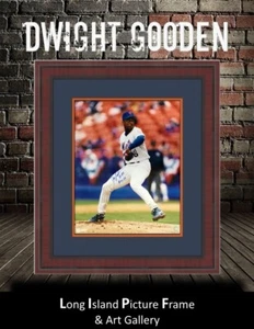 Dwight Gooden New York Mets signiertes Foto maßgeschneidert gerahmt - Bild 1 von 8