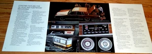 1984 CADILLAC FLEETWOOD / DEVILLE BROUGHAM ORIGINAL DEALER ADVERTISEMENT AD 84 - Bild 1 von 3
