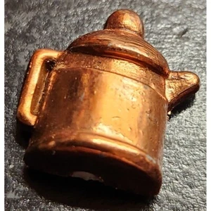 Mini imán de nevera de cobre vintage para cafetera - Imagen 1 de 3