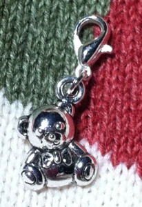 Bebé de peluche dije tibetano marcador punto de cruz pulsera marco álbum - Imagen 1 de 3