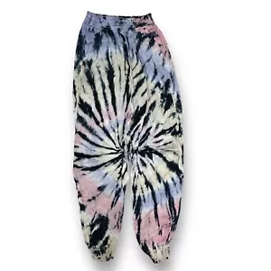 Vintage Havana Girls Size 14/16 Youth Bohemian Tie Dye Elastic Waist Joggers - Picture 1 of 2