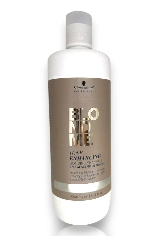 Schwarzkopf BlondMe Tone Enhancing Bonding Shampoo Cool Blonde 33.8 Oz - Image 1 of 1