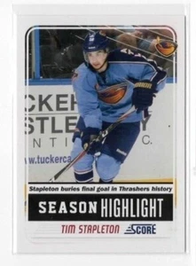 Tim Stapleton 11-12 Panini Score Hockey Season Highlight #27 Atlanta Thrashers - Bild 1 von 1