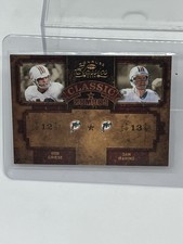 Dan Marino Bob Griese 2004 Donruss Classics Combos CC-32 /750 Miami Dolphins