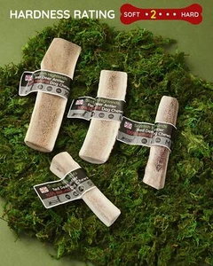 Scottish Deer Split Antler Dog Chews 100% Natural - Long Lasting, Minerals Full - Picture 1 of 11