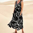 Women's Summer Casual Sleeveless Halter Long Maxi Beach Dress Hot