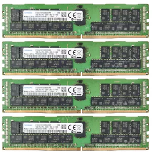 Samsung 64GB 4x16GB 2RX4 PC4-21300R DDR4 2666mhz ECC Registered Server Memory - Picture 1 of 5