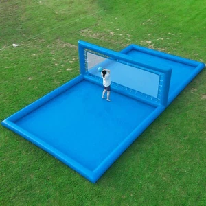 Inflatable Volleyball Court Beach Pool Water Field for Sport Game with Air Pump - Picture 1 of 15