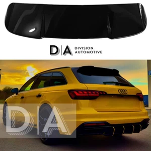 PARA AUDI A4 S4 B9 8W AVANT ALLROAD RS4 LOOK ALERÓN MALETERO TECHO TRASERO BRILLO 2017+ - Imagen 1 de 14