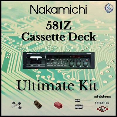 Nakamichi 581Z 盒式卡座终极升级套件正品零件修复 — 第 1/3 张图片