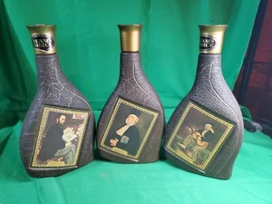 Vintage Beam Kentucky Whiskey Decanter MODERN MASTERS SET OF 3 - Picture 1 of 8