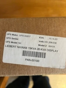 EMERSON LIEBERT NX SCREEN/DISPLAY LM2028A-7 - Picture 1 of 4
