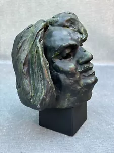 After Auguste Rodin Head of Balzac Bronze Look Brutalist Sculpture Rudier Paris - Picture 1 of 16