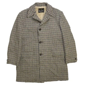 Vintage Beaumont Clothes Houndstooth Coat Jacket Size Large - Picture 1 of 5