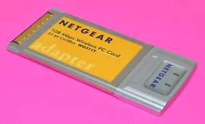 Netgear 108Mbps 802.11b 2.4gHz Wireless PC Card (PCMCIA) Type II *Used* WG511T - Picture 1 of 3