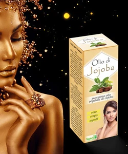 OLIO DI JOJOBA 100 ML PURO AL 100%, CERTIFICATO PER VISO, CORPO E CAPELLI - Imagen 1 de 1