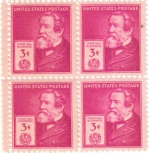 United States 3¢ Cyrus Hall McCormick Postage Stamp #891 Pack of 100 - Picture 1 of 1