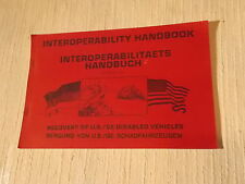 Interoperability Handbuch Recovery of US/GE disabled vehicles , Bergung 