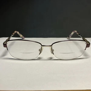 Marcolin MA5015 079 Purple Semi Rim Optical Eyeglasses Frame Only 54-16-140 - Picture 1 of 7