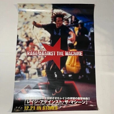 RAGE AGAINST THE MACHINE / 2000 Live DVD Original Promo Poster  20x28in 51x72cm - Image 1 of 3