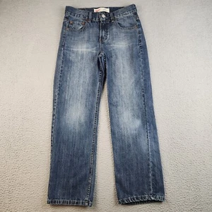 Levi's 550 Jeans Boys 14 (27x26) Regular Relaxed Fit Straight Leg Blue Denim Kid - Picture 1 of 9
