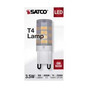 Satco S11233 - 3.5 Watt JCD LED Bulbs - G9 - Frost - 4000K (2,5, 10 or 20 Pack) - Picture 1 of 11