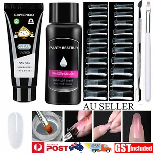 Poly UV Gel Nail Builder Extension Kit DIYTube File Color Nail ArtTube AU - Picture 1 of 40