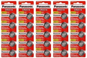 25 x PANASONIC CR 2016 CR2016 ECR2016 LITHIUM COIN CELL Button Battery Exp 2025 - Picture 1 of 4