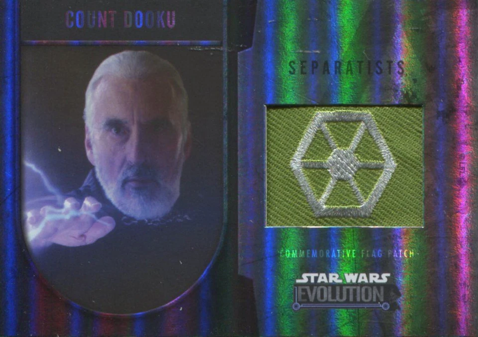 Star Wars Evolution 2016 Bronze Patch Card [170] Count Dooku - Separatists - Image 1 of 1