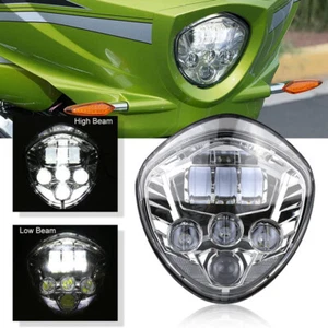 Faro LED cromado para motocicleta Victory Cross Country Kingpin Vegas Hammer - Imagen 1 de 11