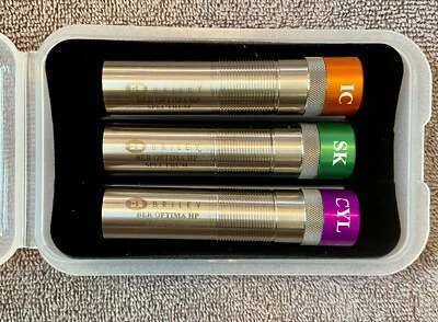 SET OF 3 BRILEY SPECTRUM BERETTA OPTIMA HP CHOKE TUBES WITH CASE