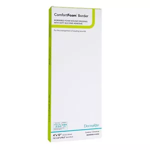 ComfortFoam Border Foam Dressing 4 x 12" 5 per Box - Picture 1 of 1
