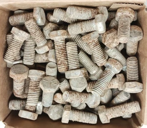 15 Pounds of 1-1/4" Thread Length Hex Bolts Lot Thread Size 1/2--13 - Picture 1 of 17
