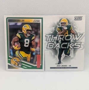 2 x 2025 Panini Score Josh Jacobs Greenbay Packers NFL Cards #7 #190 NFL Card - Bild 1 von 2