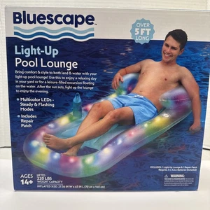 Bluescape Inflatable Light-Up Lounge Pool Float age 14+ Unisex...FREE FAST SHIP - Picture 1 of 3
