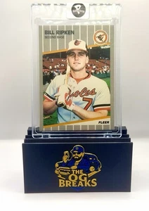 1989 Fleer Bill Ripken #616 Black Box Error Orioles OG Breaks - Picture 1 of 2