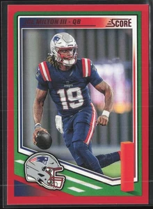 2025 Score #28 Joe Milton III Red - Picture 1 of 2