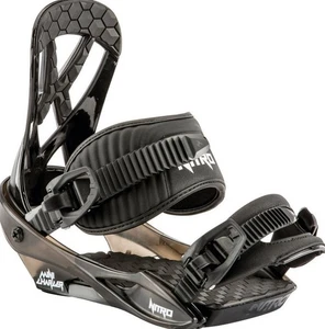 ATTACCHI SNOWBOARD NITRO JUNIOR MINI CHARGER BLACK 2019 - Imagen 1 de 3