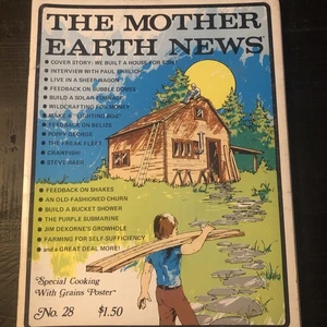 Vintage July 1974 Collectable Original Mother Earth News No. 28 Magazine - Picture 1 of 2