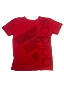 Adidas Red Boys Shirt Performance M Medium 10 12 Aeroready - Picture 1 of 3