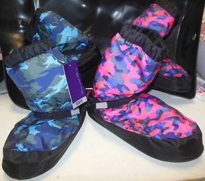 Bloch WarmUp booties Indoor Cooldown squishie boots 2 colors LADIES IM009P  camo - Picture 1 of 9