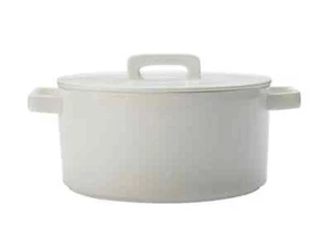 Maxwell & Williams Epicurious Round Casserole 3.2L White Gift Boxed RRP $49.95 - Picture 1 of 2
