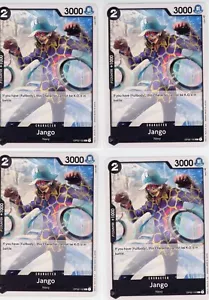 ONE PIECE Card Game Paramount War 4X JANGO OP02-100 C English - Picture 1 of 1
