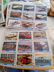 Vintage Ford Mustang Mint Card Collection 213 Total Decals Must See - Picture 1 of 23