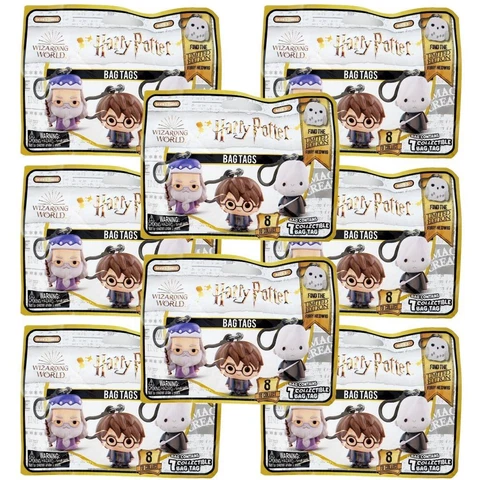 Harry Potter Bag Tags - Series 3 Three - Lot of 8 NEW Sealed Blind Bags! Cover