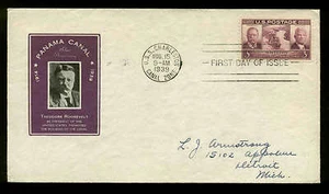 856 PANAMA CANAL FDC USS CHARLESTON PLANTY P23b IOOR CACHET - Picture 1 of 1