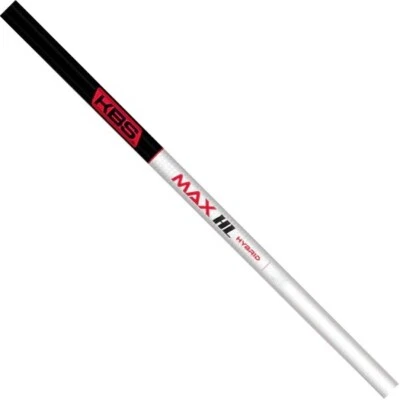 KBS Max HL Hybrid Shaft - White & Black - 60 grams - Regular Flex - .370 tip