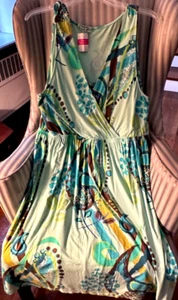 NWT!!  FRESH PRODUCE ELEGANT & VERSATILE CROSSOVER TANK DRESS  (1X) - Picture 1 of 4